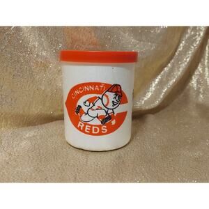 Vintage Cincinatti Reds Styrofoam Can Koozie Drink Holder 70s 80s Metroplex Foam